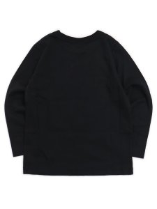画像2: 【KIDS】CHAMPION KIDS US COTTON L/S TEE-BLACK (2)
