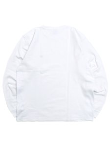 画像2: 【SALE】CHAMPION RW 9.4oz JERSEY LONG SLEEVE TEE-WHITE (2)