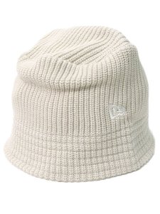 画像1: NEW ERA KNIT BUCKET BASIC STONE/CREAM (1)