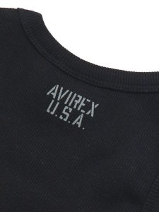 画像4: 【KIDS】AVIREX KIDS DAILY RIB TANK TOP BLACK (4)