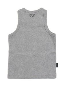 画像2: 【KIDS】AVIREX KIDS DAILY RIB TANK TOP GREY (2)
