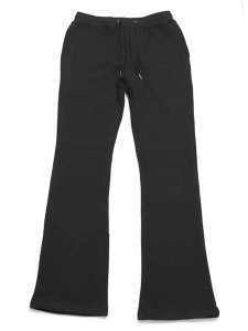 画像1: 【送料無料】EPTM. FRENCH TERRY FLARE PANTS-BLACK (1)