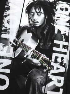 画像4: STREET WEAR SUPPLY BOB  ONE HEART ONE LOVE HOODIE (4)