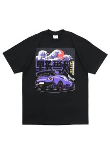 画像1: STREET WEAR SUPPLY SKYLINE YAJYU JAPANESE LETTERS TEE (1)