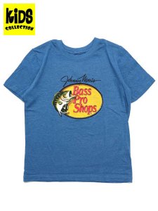 画像1: 【KIDS】BASS PRO SHOPS YOUTH WOODCUT TEE ROYAL (1)