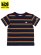 画像1: 【KIDS】CHAMPION KIDS US COTTON BORDER S/S TEE-NAVY (1)