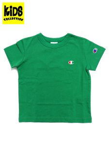 画像1: 【KIDS】CHAMPION KIDS US COTTON S/S TEE-KELLY GREEN (1)