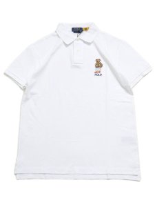 画像1: 【SALE】【送料無料】POLO RALPH LAUREN CUSTOM SLIM BEACH CLUB BEAR MESH POLO (1)