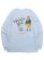 画像1: 【SALE】ACAPULCO GOLD 6.5oz RELAXED PARTY BEAR LS TEE STONE BL (1)