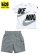 画像1: 【SALE】【KIDS】NIKE KIDS NSW HBR CARGO SHORT SET-CARBON HTR (1)