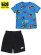 画像1: 【SALE】【KIDS】NIKE KIDS NSW AOP FT SHORT SET-BLACK (1)