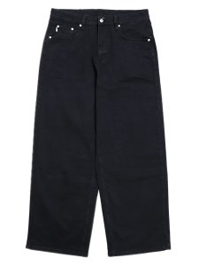 画像1: 【送料無料】PRO CLUB HW BAGGY FIT DENIM PANT BLACK (1)