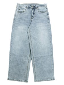 画像1: 【送料無料】PRO CLUB HW BAGGY FIT DENIM PANT LT STONEWASH (1)