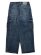 画像2: 【送料無料】PRO CLUB HW BAGGY FIT DENIM CARGO PANT DK STW (2)