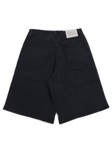 画像2: 【送料無料】PRO CLUB HW BAGGY FIT DENIM SHORT BLACK (2)