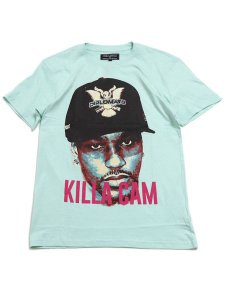 画像1: 【SALE】REASON DIPSET PORTAIT TEE TEAL (1)