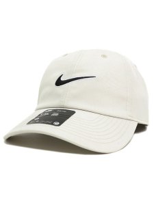 画像1: NIKE CLUB CB SWOOSH L CAP-LIGHT BONE/BLACK (1)