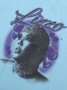 画像3: 【SALE】ROCK OFF LIZZO SPECIAL HEARTS AIRBRUSH TEE (3)