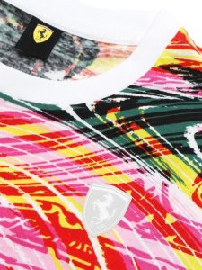 画像3: 【SALE】PUMA FERRARI RACE CREW TEE-SPEED YELLOW AOP (3)