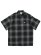 画像1: CALTOP FL PLAID S/S SHIRT BLACK/CHARCOL (1)