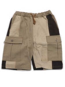 画像2: 【SALE】MR.REMAKE MAN REMAKE CARGO SHORTS BROWN ASSORT (2)