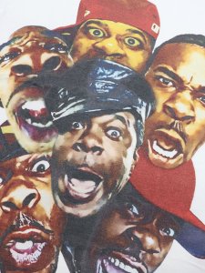 画像3: 【SALE】Rap Attack BUSTA BIG PRINT TEE WHITE (3)