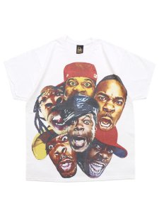 画像1: 【SALE】Rap Attack BUSTA BIG PRINT TEE WHITE (1)