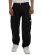 画像7: 【送料無料】PRO CLUB HW RELAXED FIT DENIM CARGO PANT BLACK (7)