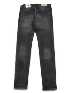 画像2: 【SALE】【送料無料】mnml M588 SNAP SLIM DENIM WASHED BLACK (2)