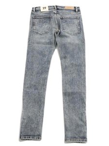 画像2: 【SALE】【送料無料】mnml M588 SNAP SLIM DENIM VINTAGE BLUE (2)
