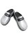 画像3: 【SALE】crocs STOMP METALLIC LOAFER SILVER/BLACK (3)