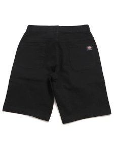 画像2: 【送料無料】DICKIES WINGVILLE 11" LOOSE SHORT-BLACK DENIM (2)