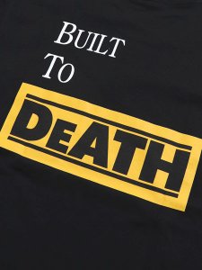 画像4: 【SALE】NOTHIN' SPECIAL BUILT TO DeATH POCKET TEE BLACK (4)