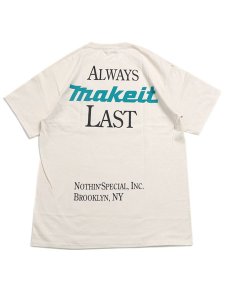 画像1: 【SALE】NOTHIN' SPECIAL MAKE IT LAST POCKET TEE NATURAL (1)