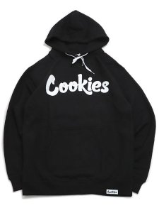 画像1: 【送料無料】COOKIES CLOTHING ORIGINAL MINT FLEECE HOODIE BLACK/WHITE (1)