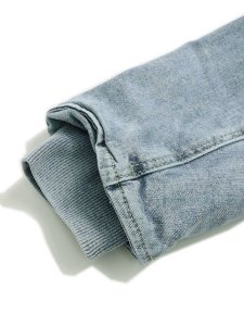 画像6: 【送料無料】PRO CLUB HEAVYWEIGHT DENIM ZIP UP JACKET (6)