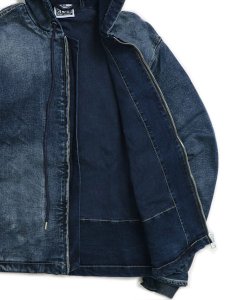 画像5: 【送料無料】PRO CLUB HEAVYWEIGHT DENIM ZIP UP JACKET (5)