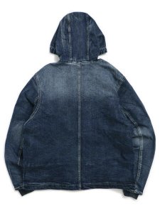 画像2: 【送料無料】PRO CLUB HEAVYWEIGHT DENIM ZIP UP JACKET (2)