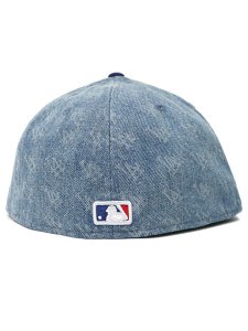 画像4: 【SALE】NEW ERA 59FIFTY LASER BURN OUT DODGERS WASH DNM (4)