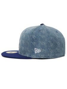 画像3: 【SALE】NEW ERA 59FIFTY LASER BURN OUT DODGERS WASH DNM (3)