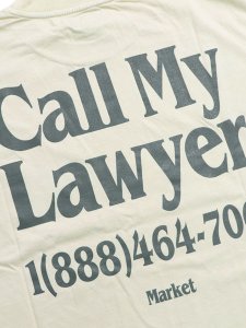 画像4: 【SALE】MARKET CALL MY LAWYER TEE ECRU (4)