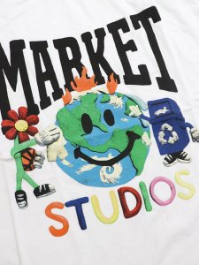 画像3: 【SALE】MARKET SMILEY STUDIOS TEE (3)