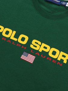 画像3: 【SALE】【送料無料】POLO RALPH LAUREN POLO SPORT FLEECE SWEATSHIRT GRN/GLD/RED (3)