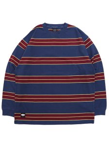 画像1: 【SALE】MANASTASH ABERDEEN L/S TEE NAVY (1)