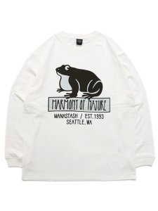 画像1: 【SALE】MANASTASH CiTee L/S TEE HON WHITE (1)