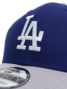 画像6: NEW ERA 9FORTY COLOR CUSTOM DODGERS-DK ROYAL/GRY (6)
