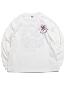 画像2: 【SALE】AVIREX EMBROIDERY TEE JAPAN MAP (2)