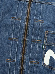 画像6: 【SALE】【送料無料】MANASTASH MS DENIM ZIP JACKET USED (6)