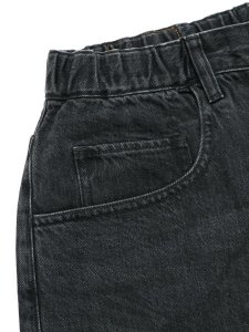 画像5: 【SALE】【送料無料】MANASTASH MS DENIM SKATER PANTS BLACK USED (5)