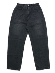 画像2: 【SALE】【送料無料】MANASTASH MS DENIM SKATER PANTS BLACK USED (2)